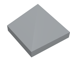 Brick Sloped 45° 1 x 1 x 2/3 Quadruple Convex [Pyramid] (22388)