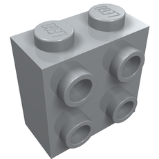 Brick Special 1 x 2 x 1 2/3 with 4 Studs on 1 Side (22885)