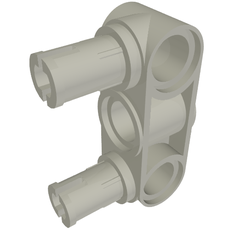 Technic Pin Connector Hub Perpendicular 3L with 2 Pins (2393)