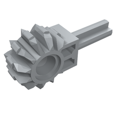 Technic Arm with Gear 8 Tooth and 1.5L Axle (24014)