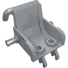 Equipment Medical Wheelchair with Clips for Wheels (24312)