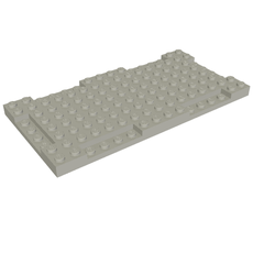 Plate Special 8 x 16 x 2/3 with Six Recessed Edges (2629)