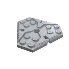 Plate Special 6 x 6 Hexagonal with Pin Hole (27255)