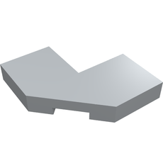 Tile Special 2 x 2 Corner with Cut Corner - Facet (27263)