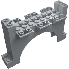Brick Arch 2 x 12 x 6 with Grooves (30272)