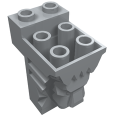 Brick Special 2 x 3 x 3 with Cutout and Lion Head [Hollow Studs] (30274)