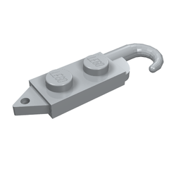 Hook, Plate 1 x 2 with Crane Hook Left