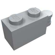 Brick Special 1 x 2 with Vertical Closed Handle on Edge (34816)