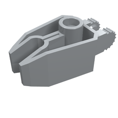 Hinge 1 x 3 Locking with 2 Fingers and Claw End, 9 Teeth (41529)