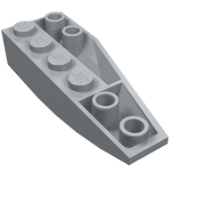 Brick Wedged, Curved Inverted 6 x 2 Left (41765)