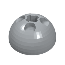 Dome Hemisphere 3 x 3 Ball Turret (44359)