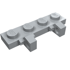 Hinge Plate 1 x 4 Locking Dual 1 Finger (44568)