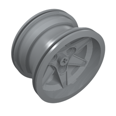 Wheel 56 x 34 Technic Racing Medium with 3 Pin Holes (44772)