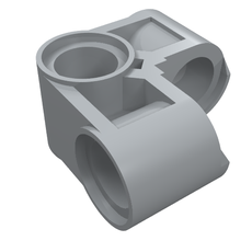 Technic Pin Connector Perpendicular 2 x 2 Bent (44809)