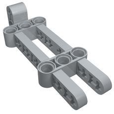 Technic Beam Special 8 x 3 x 2 (Visorak Torso) (50904)