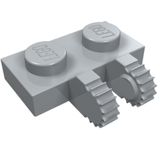 Hinge Plate 1 x 2 Locking with 2 Fingers on Side, 9 Teeth (60471)