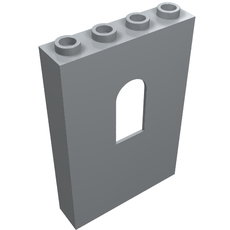 Panel 1 x 4 x 5 with Arched Window (60808)