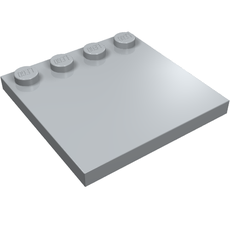 Plate Special 4 x 4 with Studs on One Edge [Plain] (6179)