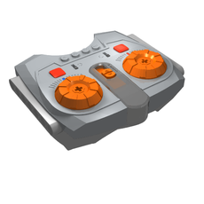 Control Unit, Power Functions, IR Speed Remote Control with Dark Bluish Gray Bottom (64227)