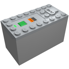 Battery Box, Power Functions, with Dark Bluish Gray Bottom [Non-Rechargeable] (64228)