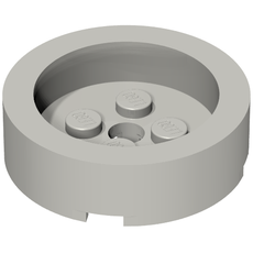 Brick Round 4 x 4 with Recessed Center (68325)