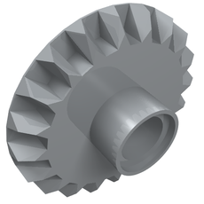Technic Gear 20 Tooth Bevel with Pin Hole (87407)