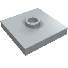 Plate Special 2 x 2 with Groove and Center Stud (Jumper) (87580)