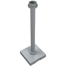 Tile Special 2 x 2 with Bar, Hollow Stud with Stop Ring (Flag Pole) (98549)