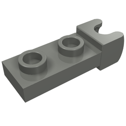 Plate Special 1 x 2 5.9mm Towball Socket