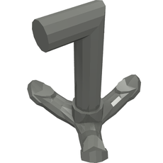 Tool Grappling Hook with 90° Shaft (15534)