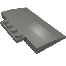 Brick Curved 5 x 8 x 2/3, 4 Studs on Top (15625)