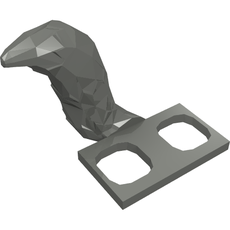 Minifig Hipwear Tail Raccoon / Cat / Fox Costume [Plain] (18277)