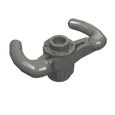 Technic Steering Wheel Pilot's Yoke [Hollow Stud, Axle Hole with + Opening] (18352)