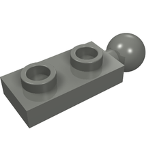 Plate Special 1 x 2 with End Towball (22890)