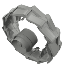Wheel Hard Plastic Large (54mm D. x 30mm) (2515)