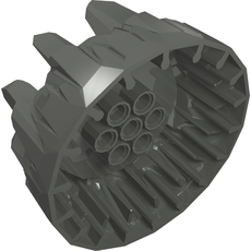 Wheel Hard Plastic with Large Cleats and Flanges (Rock Design) (27254)