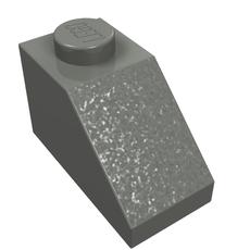 Brick Sloped 45° 2 x 1 with Bottom Pin (3040b)