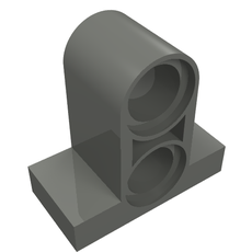 Technic Pin Connector Plate 1 x 2 x 1 2/3 [Two Holes On Top] (32530)