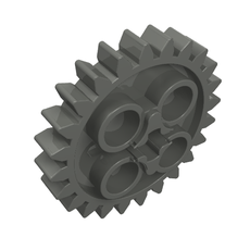 Technic Gear 24 Tooth [New Style with Single Axle Hole] (3648b)