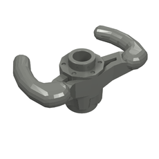 Technic Steering Wheel Pilot's Yoke [Open Stud, Axle Hole with X Opening] (40001)