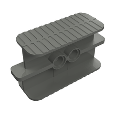 Rubber Band / Belt Holder 2 x 6 x 2 1/3 (41753)
