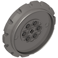 Technic Tread Sprocket Wheel Large Diameter 7 Holes, 14 Tooth (42529)