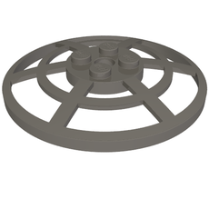 Dish 6 x 6 Inverted, Radar / Webbed [Anti-studs at 90°] (4285b)