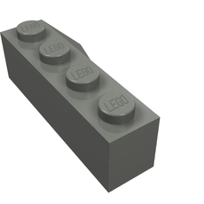 Brick Wedged, Sloped 45° 4 x 2 Left (43721)