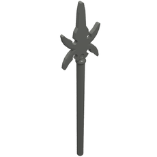 Weapon Pike / Spear [4 Side Blades] (43899)