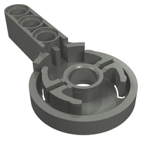 Technic Rotation Joint Disk with Pin Hole and 3L Beam Thick (44224)