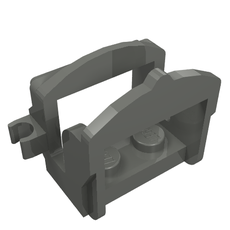 Animal / Creature Accessory, Saddle [Two Clips] (4491b)