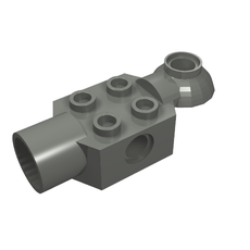 Technic Brick Special 2 x 2 with Pin Hole, Rotation Joint Ball Half [Horizontal Top], Rotation Joint Socket (47452)