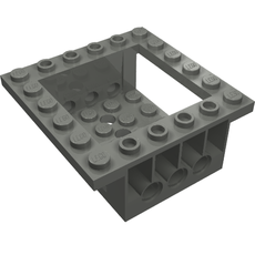 Cockpit 6 x 6 x 2 Cabin Base with Technic Holes (47507)