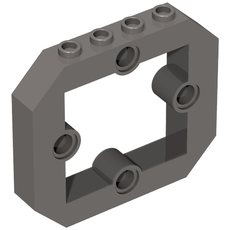 Brick Special 1 x 6 x 4 with 4 Pin Holes and Opening (49699)